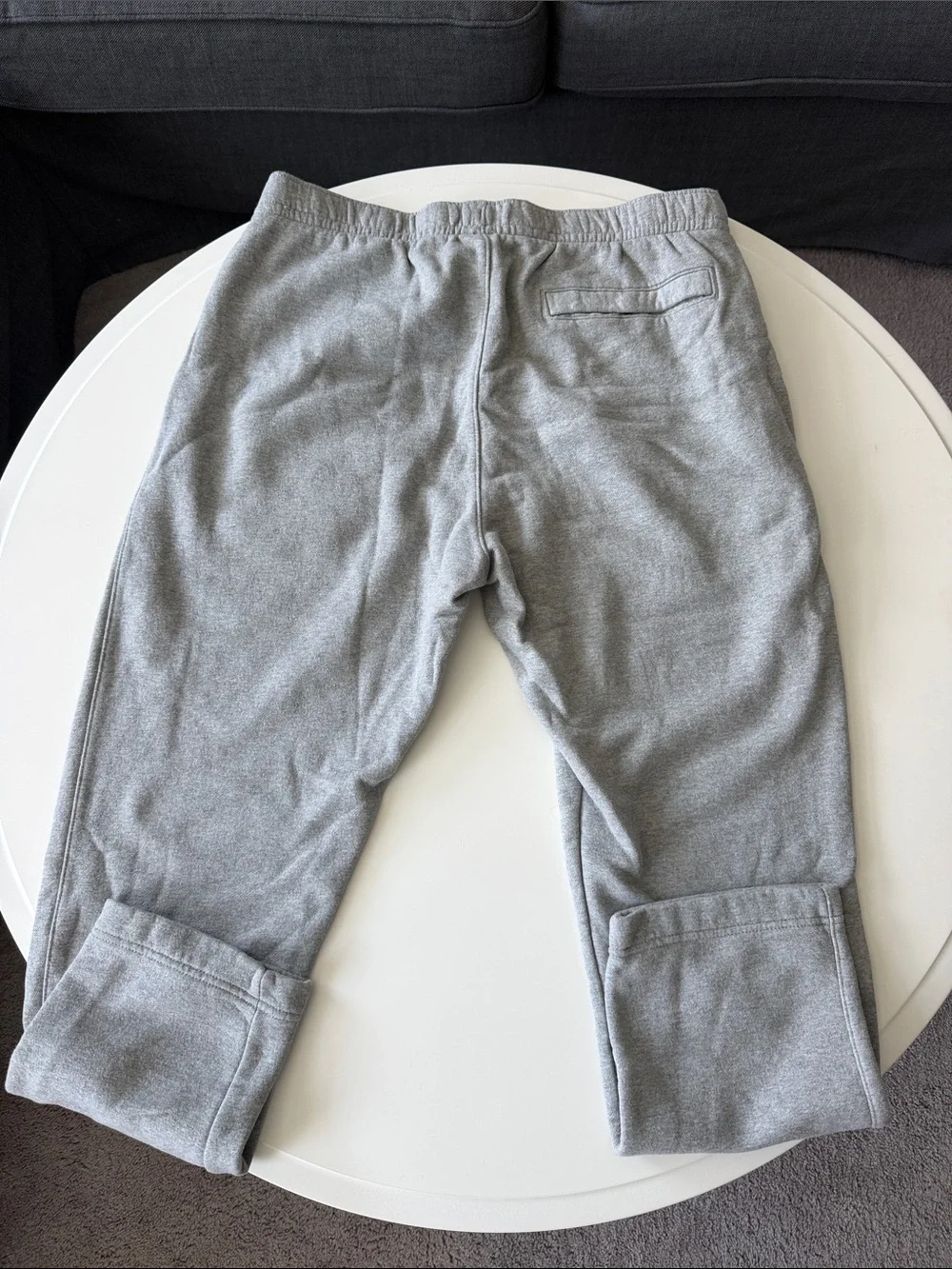 Nike Gray Men's Fleece Sweatpants with Logo
